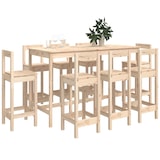 thumbnail of vidaXL 9-tlg. Bar-Set Massivholz Kiefer