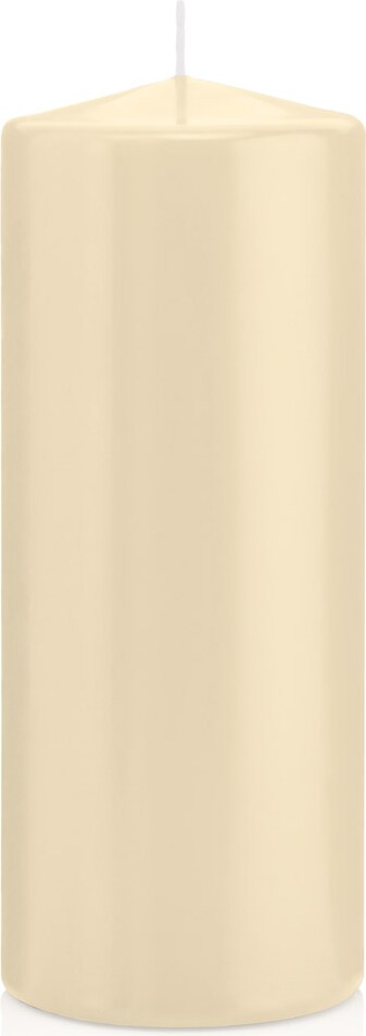 Stumpenkerzen Bisquit 200 x Ø 78 mm, 8 Stück
