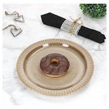 thumbnail of 6er Set Kuchenteller Bistro Ø 22 cm Steingut braun Retro