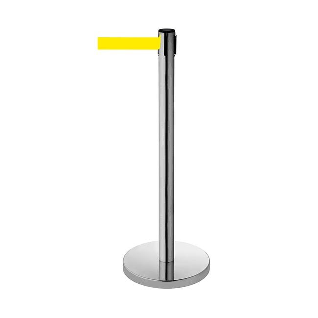 Poteau de balisage à sangle "Guide 55" - jaune - 2 300 mm -