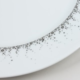 thumbnail of Platzteller Boréalis grau 27 cm x6 - Weiß Rund Porzellan Table Passion