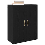 thumbnail of vidaXL Wandschrank Schwarz Eichen-Optik 69.5 x 34 x 90 cm