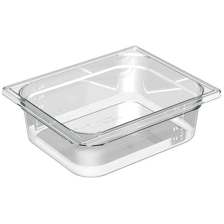 Matfer Cristal Plus bac gastronorme en copolyester   GN 1/2 profondeur 20 cm