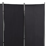 thumbnail of HOMCOM biombo de 3 paneles, biombo separador de ambientes plegable con 6 pies de metal, divisor de habitaciones, salón, dormitorio, 253x182 cm, negro