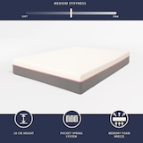 thumbnail of Colchón king size 180x200 Memory Foam Breeze, muelles ensacados, 30 cm, tecnología Breeze, antialérgico, Italia