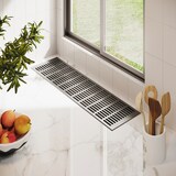 thumbnail of Lüftungsgitter Aluminium Heizungsgitter b 150mm x L 300mm Edelstahl eloxiert