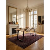 thumbnail of Konferenztisch Massivholz XXL | 200x100 cm Akazie mit U-Form Beinen | Goldbraun-Schwarz | für 8-10 Personen | Atoll Kollektion | Kadima Design