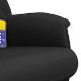 thumbnail of vidaXL Massagesessel mit Fußhocker Schwarz Stoff