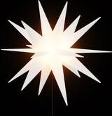 thumbnail of vidaXL LED-Weihnachtssterne 3 Stk. mit Erdspießen Faltbar Weiß 35 cm
