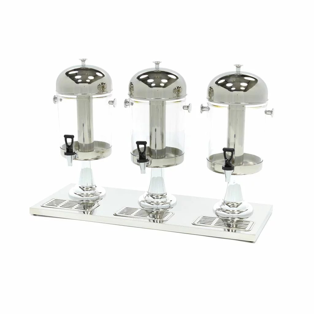 Maxima Dispensateur de boissons - 3 x 8 L - tube de refroidissement central - fonctionne sans électricité