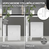 thumbnail of ML-Design Aktenschrank 40x30x57,5 cm Weiß | Stahl, 1 Tür, 4 Beine