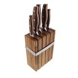 thumbnail of Bloc 5 couteaux Roc -  Marron Autre forme Bois Jean Dubost 20.00x9.00 cm