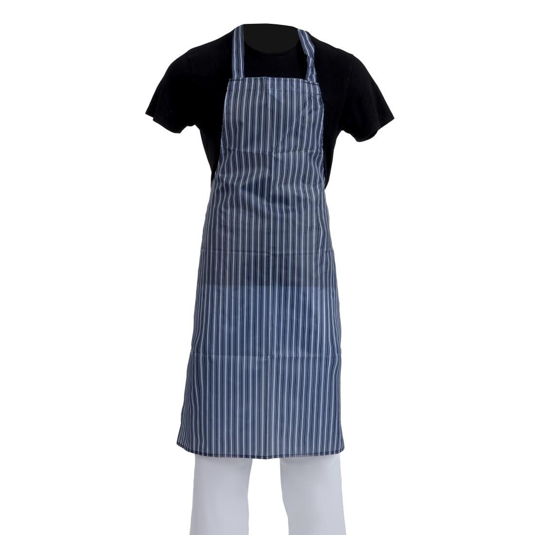 Whites waterafstotend schort blauw en wit