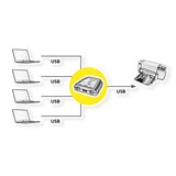 thumbnail of VALUE handmatige USB 2.0 printer switch, 4 poorts