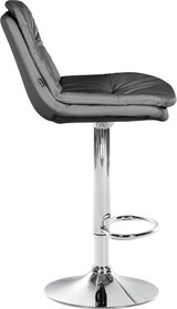 thumbnail of Décoshop26 - Hoher Barhocker x1 für Küche und Bar mit weichem grauem Kunstledersitz und verchromtem Metallgestell 10_0005696