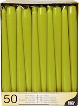 thumbnail of 100 Stück Leuchterkerzen olivgrün Ø 2,2 cm · 25 cm