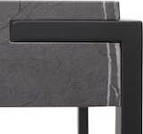 thumbnail of Esstisch HWC-L53, Tisch Küchentisch Esszimmertisch, Industrial Metall 140x80cm ~ Marmor-Optik grau