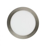thumbnail of efectoLED Placa LED 15W Circular SuperSlim Silver Corte Ø 170 mm Blanco Frío 6000K - 6500K