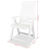 thumbnail of vidaXL Tuinstoelen 4 stuks. Plastic Wit