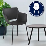 thumbnail of Sitzgruppe Minota schwarz/2 Stühle