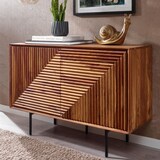 thumbnail of WOHNLING Sideboard 100x71x40 cm Holz Massiv Kommode Anrichte Modern Standschrank