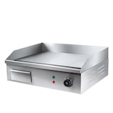 thumbnail of Plancha eléctrica de acero inoxidable de 55 cm y 3000 W