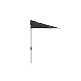thumbnail of METRO PROFESSIONAL Demi-parasol rectangulaire, acier/aluminium, 2.1 x 1.3 m, avec manivelle, hydrofuge, anthracite/gris