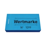 thumbnail of CombiCraft Wertmarken Block 'Wertmarke' Blau - 5 Blöcke mit 50 Wertmarken pro Block
