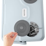 thumbnail of tectake Geladeira elétrica de refrigeração e aquecimento com alça de transporte, 25 litros  Cinzento