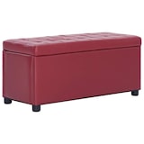 thumbnail of Helloshop26 - Panca/sgabello/contenitore ottomano 87 cm materiale sintetico rosso bordeaux 3002087