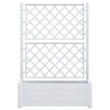 thumbnail of vidaXL Pflanzkübel mit Spalier 100x43x142 cm PP Weiß