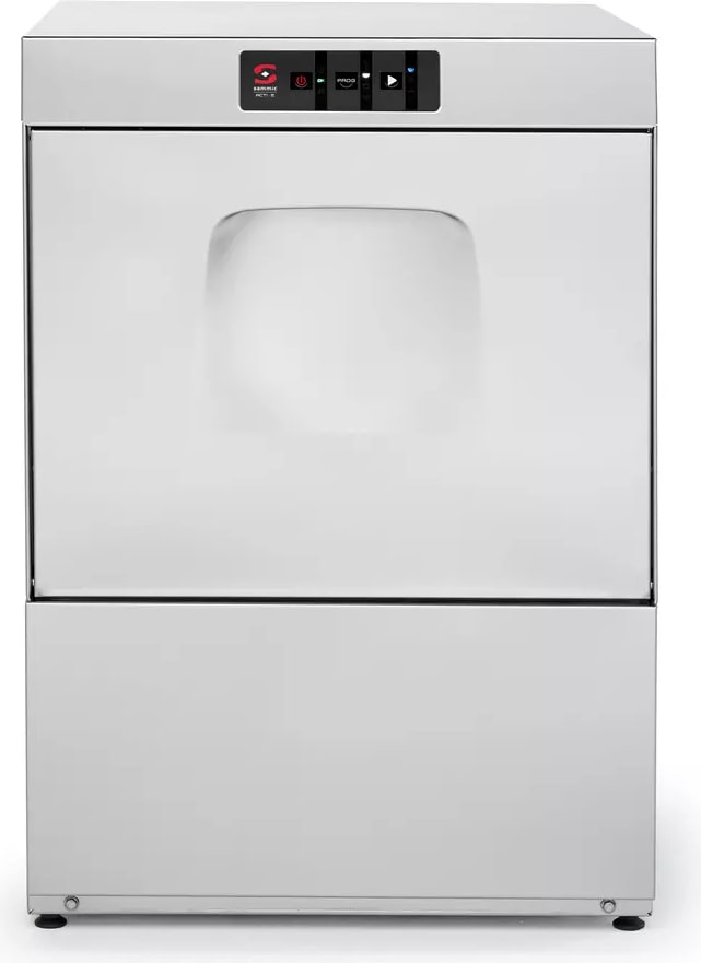 Lave-vaisselle professionnel Sammic AX-50 230/50/1 : Sani-Control, Hydroblade, panier 500x500 mm, h utile 380 mm, 2,7 l/cycle, IP65