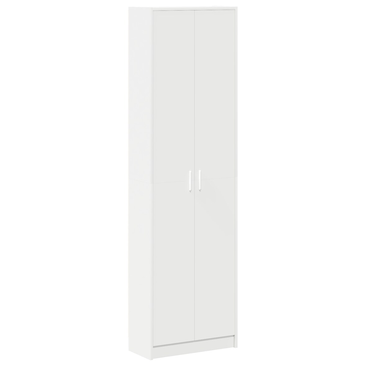 vidaXL Kleiderschrank Weiß 55x25x189 cm Spanplatte