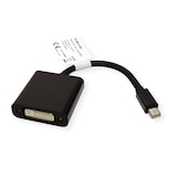 thumbnail of VALUE Mini DisplayPort-DVI Adapter, Mini DP M - DVI F