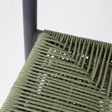thumbnail of Bolero Eden PE Twist Rattan Outdoor Barhocker Grün (2 Stück)