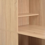 thumbnail of Helloshop26 - Table haute mange debout bar bistrot avec armoire chêne marron 200 cm 0902043