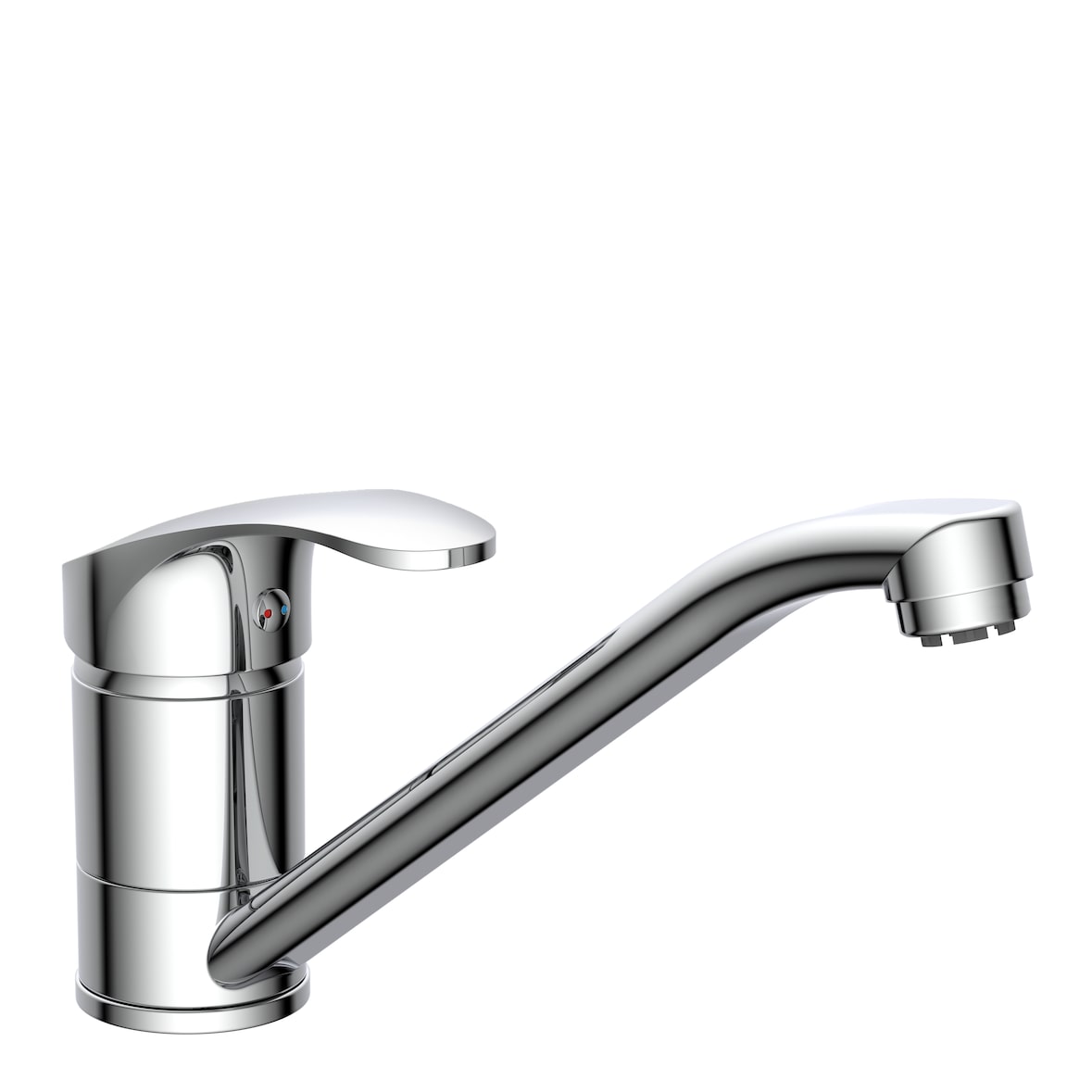 K1 Spültischarmatur Niederdruck, Chrom, küche, Wasserhahn Küche, Niederdruck Armatur Küche, Mischbatterie Küche