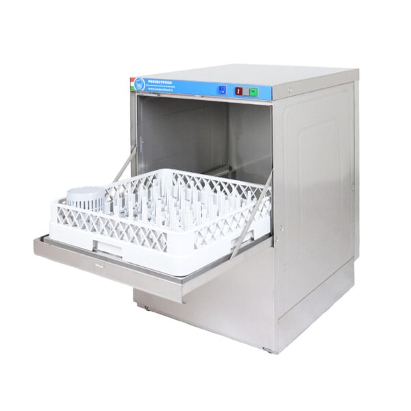 Lavastoviglie meccanica monofase con cestello 50x50 cm completa di dosatore detergente e brillantante