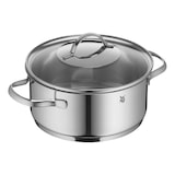 thumbnail of Wmf provence plus, set pentole 5 pezzi in acciaio cromargan® 18/10 + 4 coperchi in vetro