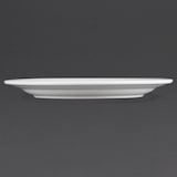 thumbnail of Olympia Whiteware Teller mit breitem Rand 25cm