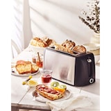 thumbnail of Lagrange grand grille-pain noir et inox 2 fentes longues et larges 1400W 519010