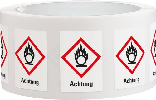 Achtung! Brennbar.