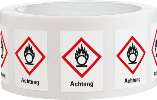 Achtung! Brennbar.