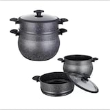 thumbnail of Royal Swiss Couscoussiere Dämpfer Couscous Kuskus Kochtopf Dampfkocher 8L