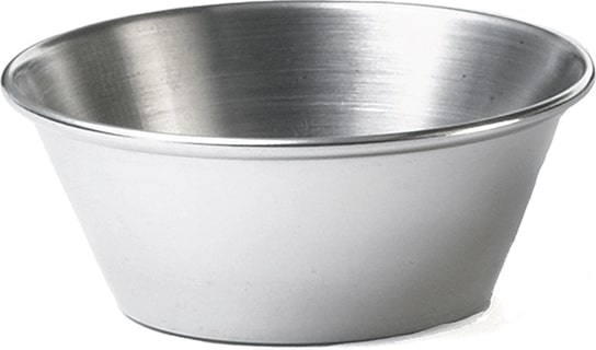 TABLECRAFT - 5066 - Pack de 12 udes/Ramequin salsero acero inoxidable - 86 x 6 x 2,5 cm - 45 ml