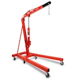 thumbnail of EBERTH Werkstattkran 2000 kg, hydraulisch, 4-fach verstellbar (1050–1590 mm), klappbar, mit 6 robusten Lenkrollen