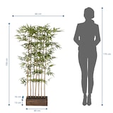 thumbnail of Kunstpflanze / Kunstbaum BAMBUS I 150 cm grün hjh OFFICE