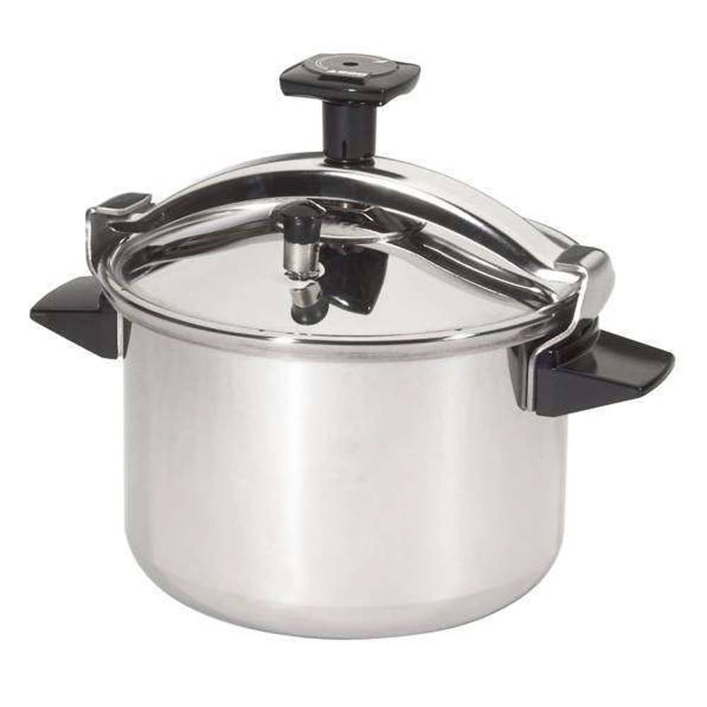 Cocotte inox Authentique 4,5 l -  450.00 cl Argent / Métallique Rond Acier Inoxydable (inox  Seb