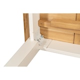 thumbnail of Biscottini Esstisch – Ausziehbarer Küchentisch – 140 x 80 cm Restauranttische – Weißer und natürlicher Massivholztisch Made in Italy – Moderner Tisch