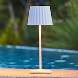 thumbnail of Lumisky Luminária de mesa sem fio ABBY H30CM Aço Branco